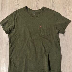 Levi's Men's Olive Green T-Shirt